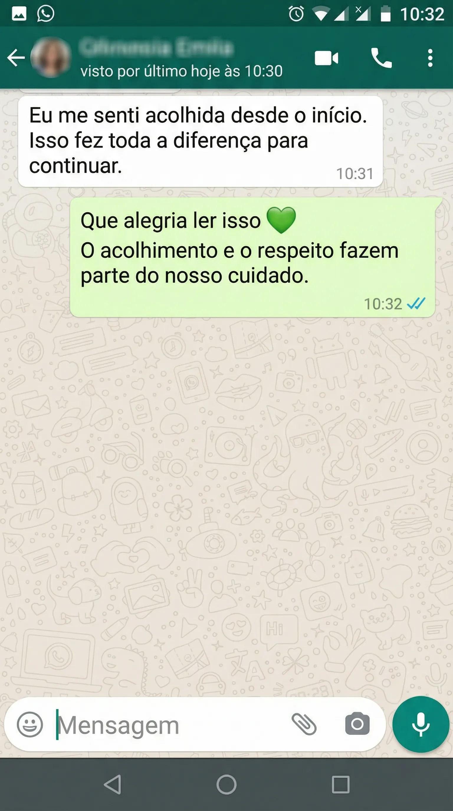 Feedback de paciente 3
